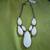 Premier Designs White Teardrop Statement Necklace 1 thumbnail