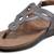 Rockport Women's Ramona Flats Sandals, Pewter, 8.5 Regular / 8.5 Wide 3 thumbnail