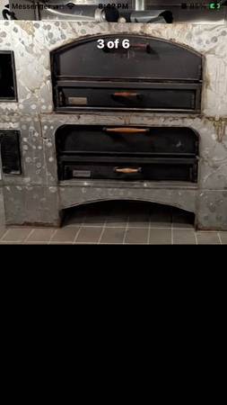MARSAL MB-60 STACKED 6 PIE NAT GAS PIZZA OVENS 1