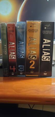 Alias TV DVD complete seasons 1-5 1