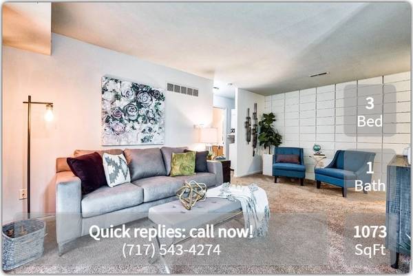 Great 3 Bed, 1 Bath floor plans. Join us! 1