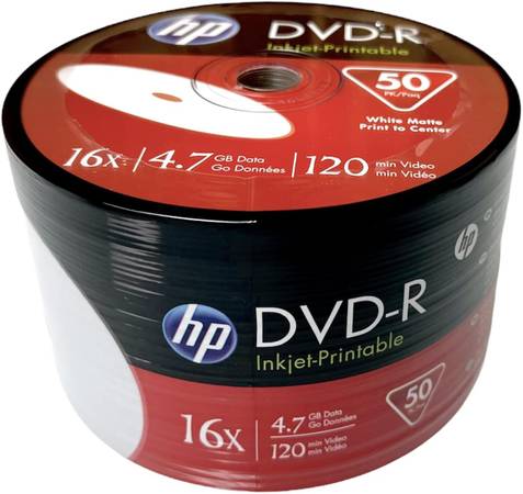 hp DVD-R 16x 50 Pack 1