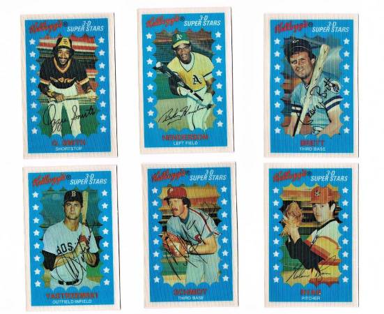 1982 Kellogg's Baseball Card Set (all 64 cards) Nolan Ryan Ozzie Smith 1
