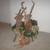 PAIR OF REINDEER/WREATHS WITH BABY-INCREDIBLE CHRISTMAS DISPLAY 2 thumbnail