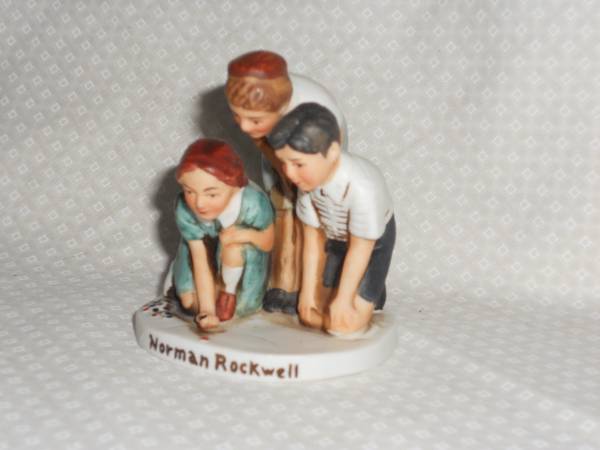 NORMAN ROCKWELL "MARBLE CHAMPION" FIGURINE  NR-211 1