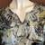 Y2k Multi Texture Whimsigoth Side Slit 3/4 Sleeve Tunic w/ Embroidered Collar 4 thumbnail