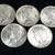 5 Brilliant Uncirculated Silver PEACE Dollars 1 thumbnail