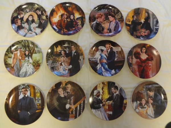 GONE WITH THE WIND Plates 1