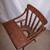 Vintage Antique Oak Potty Chair w/ Feeding Tray - planter 2 thumbnail