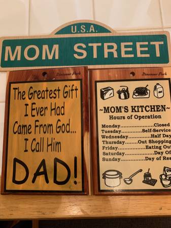 KITCHEN WALL DECOR STREET SIGN AND PLAQUE FOR FUN 1