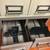 Vintage Metal Index Card Holder, Double Drawer - Lot of 3 3 thumbnail