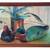 Original Painting by LUCY MORGAN Framed 40”x28” Wall Art Duck Decoys 1 thumbnail