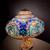 Large Vintage TIFFANY-Style Stained Glass Peacock Table Lamp 5 thumbnail