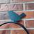 Shepherd's Hook - solid iron bar w/ bird motif - plants/bird feeders 2 thumbnail
