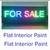 Interior flat paint= 6 buckets= alabaster color= 40ea= 240 cash only 11 thumbnail