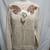Kashiwa Vintage Ivory Knit Sweater with Flower, Sequins, Beads - S 1 thumbnail