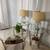 Ashley Furniture Glass, Chrome & Wood 3 Piece Coffee Table Set 9 thumbnail
