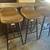 Set of 3 Article Sede Leather Bar Stools - Walnut And Toscana Tan 4 thumbnail