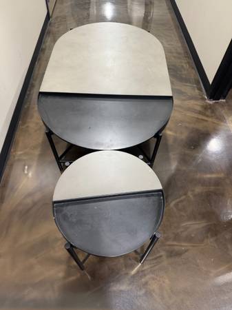 Coffee table and side table (concrete) 1