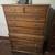 Henkel-Harris Black Cherry Tall Dresser 1 thumbnail