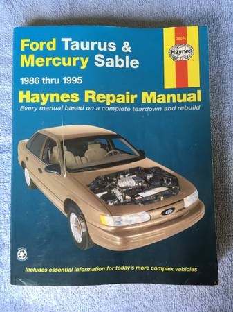 Ford Taurus y Mercury Sable 1986-1995 Manual de Reparación Haynes - $10 (Holly Pond)63470919495555120
