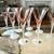 9 Mikasa Crystal Palladium Pink Goblets 9 5/8” 6 thumbnail