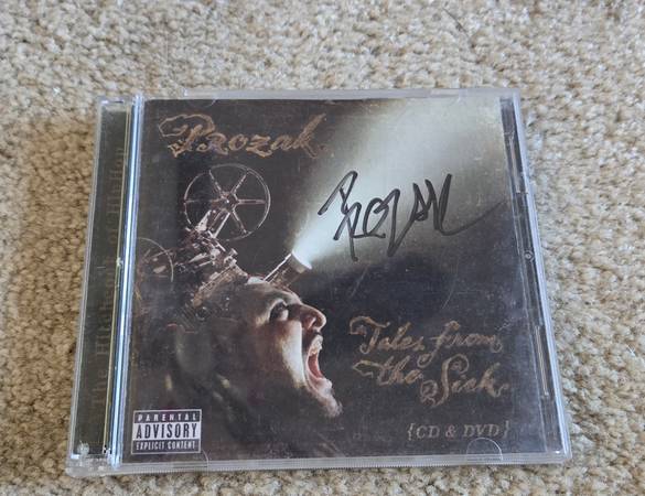 Prozak Tales From The Sick Signed CD & DVD 1
