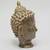 Asian Bronze Buddha Head Sculptures 9 thumbnail