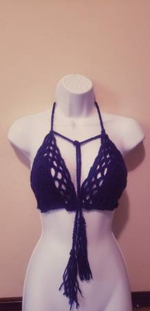 Crocheted bikini top 1