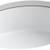 Kohler K-2881-0 Verticyl Oval Undercounter Sink with Overflow in White 1 thumbnail