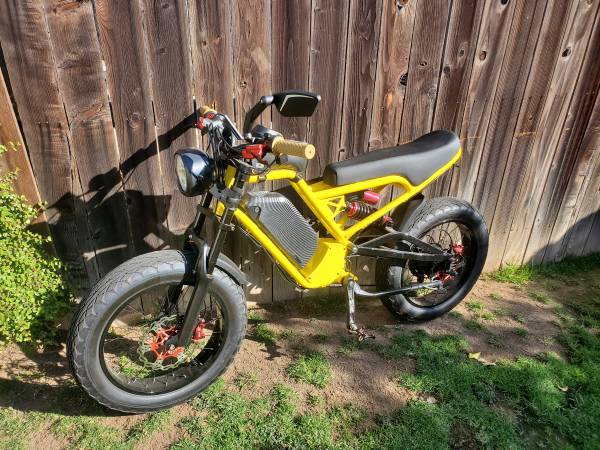 Bicicleta eléctrica de alta velocidad de 1500 W / 2000 W pico, suspensión completa 40 mph - - $1500 (San Gabriel)63470651024259121