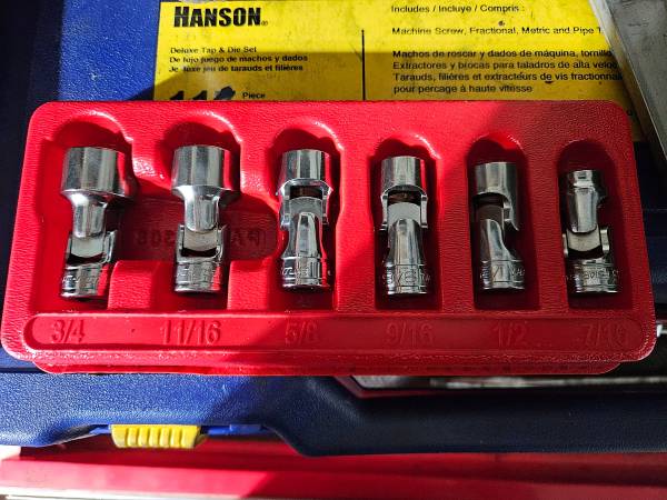 Snap-on, 6 pc 3/8" Drive 6-Point SAE Flank Drive® Shallow Universal So 1