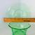 Depression Era Uranium Glass Bowl and Matching Underplate 3 thumbnail
