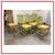Mcguire Furniture Pistachio Bamboo + Leather Dining Table + Set Of Eig 11 thumbnail