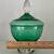 Vintage Green Glass Candy Dish  8.5” 7 thumbnail