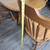 Solid Oak Pedestal Dining Table with Leaf and 4 Chairs 7 thumbnail
