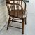 Beautiful antique Tiger Oak accent chair. 7 thumbnail