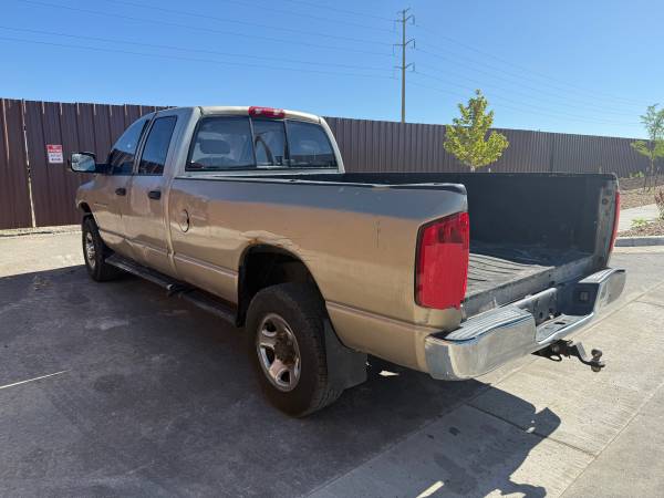 LEA EL ANUNCIO POR FAVOR!!! 2004 Dodge Ram 2500 SLT 5.9 6 cilindros DIÉSEL con 267 mil millas - $3,500 (ARVADA)63612320738305122