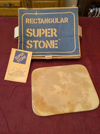 Vintage Superstone Rectangular Baking Stone By Sassafras Enterprises 1