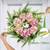 New- Pink Hydrangeas, Ferns Wreath 12” x 25” 8 thumbnail