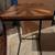 C-table: wood inlay - power port on short end/ sturdy metal frame 4 thumbnail
