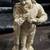 Vintage 1950’s Marwal Inc Chalkware Male Artist With Rose Statue 28” 4 thumbnail