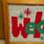 Vintage Latch Hook Welcome Sign Wood Frame 36"x21" 2 thumbnail