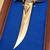 Vintage Franklin Mint Ray Beers American Eagle Gold Dagger Knife & Dis 4 thumbnail