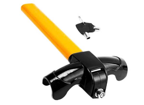 Bloqueo de volante - Cerradura de seguridad antirrobo para automóvil - Doble gancho de longitud ajustable - $15 (Chicago)63471434575235120