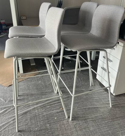 Contract-Grade Stools and Table 1