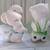 Vintage Mid-Century Anthropomorphic Puppy & Pig Ceramic Figurine Pair 4 thumbnail