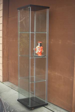 Tall Glass Display Case 1