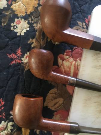 (3) pipas de fumar de raíz vintage - $65 (Queens)63470439353217124