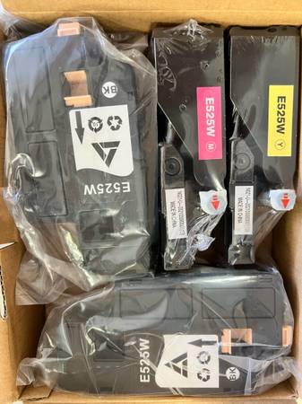 Toner cartridges for Dell E525W printer-- brand new 1